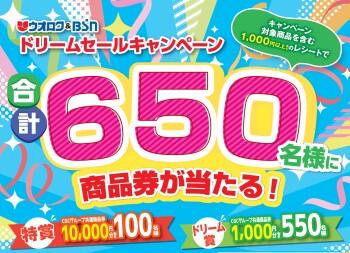 ウオロク＆ＢＳＮドリームキャンペーン